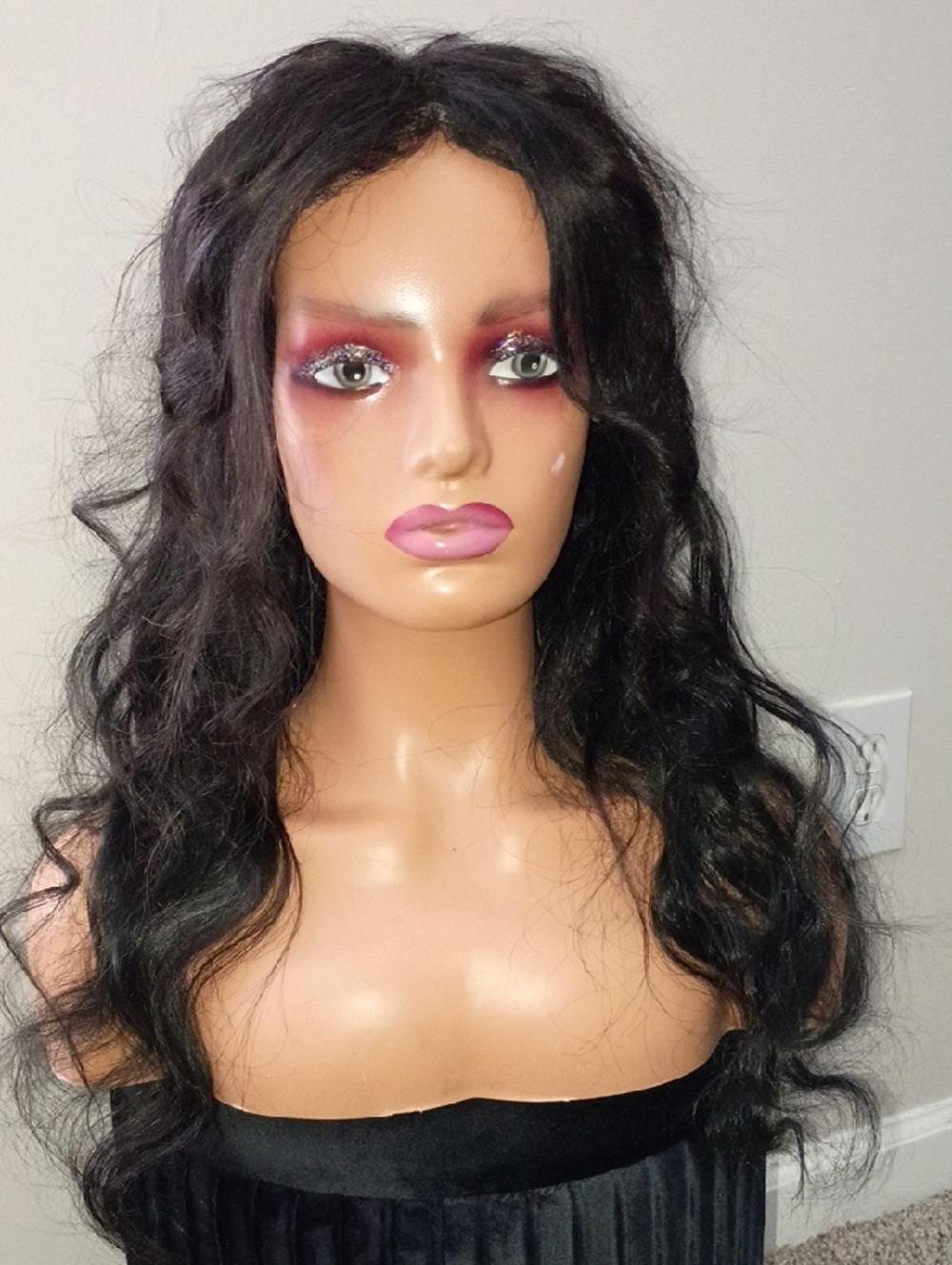 Black Curly Wig